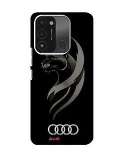 Чохол для TECNO Spark 8C з картинкою «Графіка — пантера та Audi»