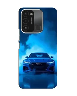 Чохол для TECNO Spark 8C з картинкою «Audi — блакитна енергія»