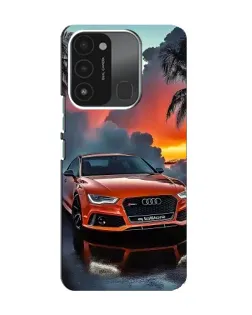 Чохол для TECNO Spark 8C з картинкою «Audi — захід сонця»