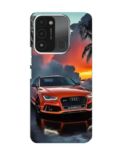 Чохол для TECNO Spark 8C з картинкою «Audi — захід сонця»