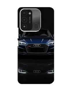 Чохол для TECNO Spark 8C з картинкою «Audi — нічне відображення»