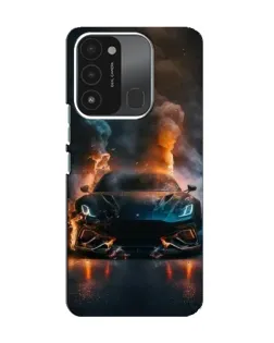 Чохол для TECNO Spark 8C з картинкою «Lamborghini димна естетика»