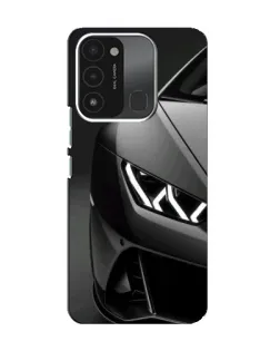 Чохол для TECNO Spark 8C з картинкою «Lamborghini фари деталізація»