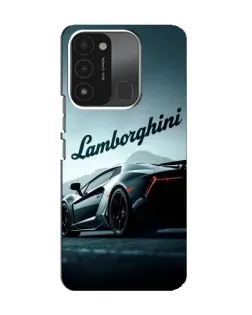 Чохол для TECNO Spark 8C з картинкою «Класичний Lamborghini надпис»