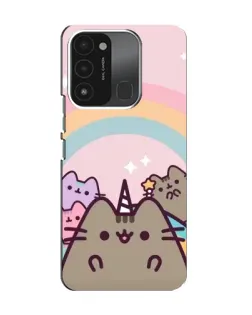 Чохол для TECNO Spark 8C з картинкою «Єдиноріг Pusheen»