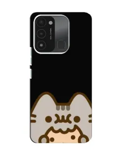 Чохол для TECNO Spark 8C з картинкою «Пушин на чорному»