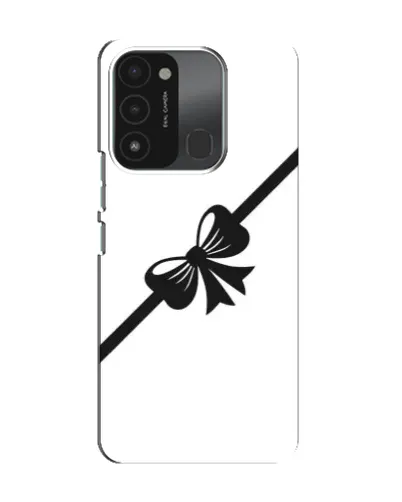 Чохол для TECNO Spark 8C з картинкою «Діагональний бант»