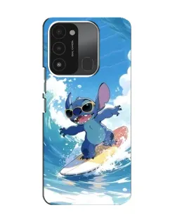 Чохол для TECNO Spark 8C з картинкою «Стіч на хвилі» Чохол для TECNO Spark 8C з картинкою «Стіч на хвилі»