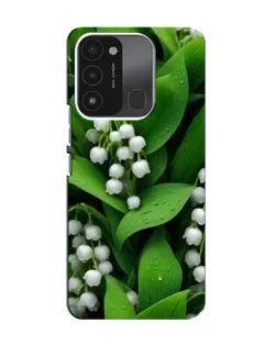 Чехол для TECNO Spark 8C с картинкой «Ландыши в зелени»