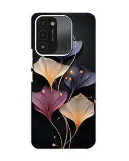 Чехол для TECNO Spark 8C с картинкой «Лиловые цветы грации»