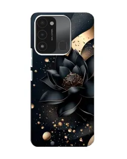 Чехол для TECNO Spark 8C с картинкой «Черный лотос»