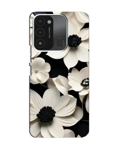 Чохол для TECNO Spark 8C з картинкою «Об'ємні білі квіти» Чохол для TECNO Spark 8C з картинкою «Об'ємні білі квіти»
