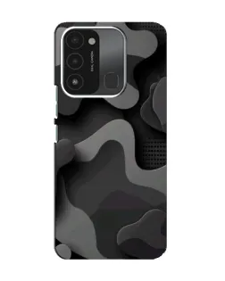 Чохол для TECNO Spark 8C з картинкою «Темний абстрактний камуфляж» Чохол для TECNO Spark 8C з картинкою «Темний абстрактний камуфляж»
