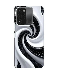 Чохол для TECNO Spark 8C з картинкою «Чорно-біла спіраль» Чохол для TECNO Spark 8C з картинкою «Чорно-біла спіраль»