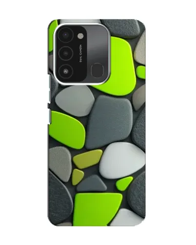 Чохол для TECNO Spark 8C з картинкою «Яскрава неонова галька»
