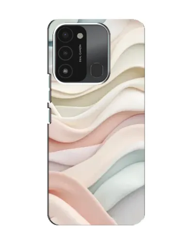 Чохол для TECNO Spark 8C з картинкою «Пастельні ніжні хвилі»