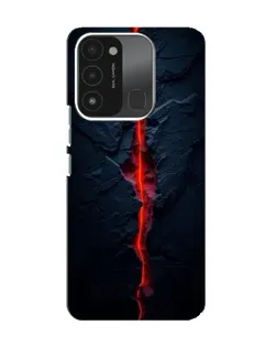 Чохол для TECNO Spark 8C з картинкою «Червона лавова тріщина»