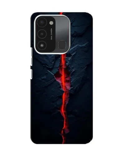Чохол для TECNO Spark 8C з картинкою «Червона лавова тріщина»