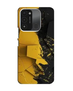 Чохол для TECNO Spark 8C з картинкою «Золоті уламки геометрії»