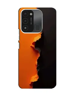 Чохол для TECNO Spark 8C з картинкою «Помаранчевий розлом»