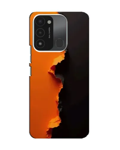 Чохол для TECNO Spark 8C з картинкою «Помаранчевий розлом»