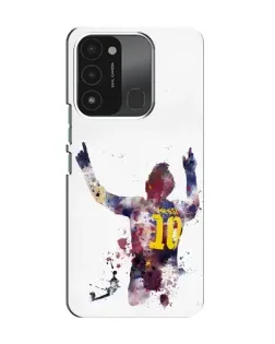 Чехол для TECNO Spark 8C с картинкой «Messi Barca»