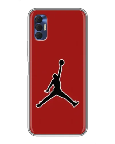 Чохол для TECNO Spark 8P з картинкою «Jordan Red Back»