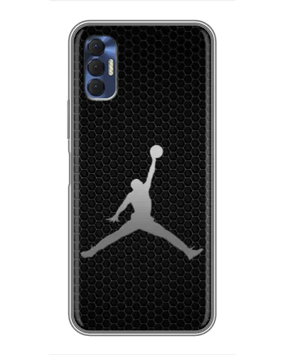 Чохол для TECNO Spark 8P з картинкою «Jordan Dark Carbon»