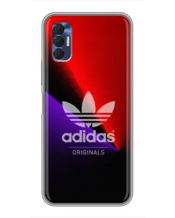 Чохол для TECNO Spark 8P з картинкою «Adidas Red Neon»