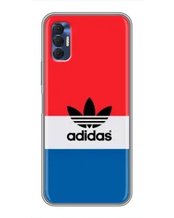Чохол для TECNO Spark 8P з картинкою «Ретро блоки Adidas»