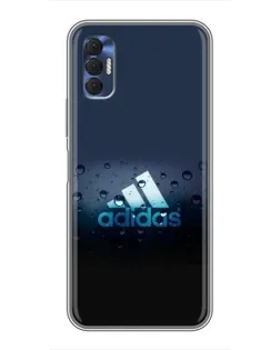 Чохол для TECNO Spark 8P з картинкою «Adidas Water Drops»