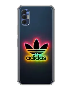 Чохол для TECNO Spark 8P з картинкою «Неоновий Adidas»