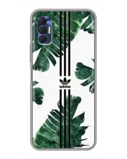 Чохол для TECNO Spark 8P з картинкою «Пальмове листя адідас»