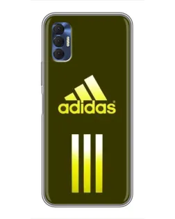 Чохол для TECNO Spark 8P з картинкою «Оливковий градієнт Adidas»