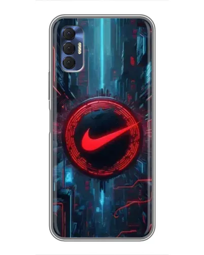 Чехол для TECNO Spark 8P с картинкой «Техногенный стиль Nike»