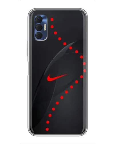 Чехол для TECNO Spark 8P с картинкой «Абстрактный дизайн Nike»