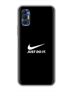 Чехол для TECNO Spark 8P с картинкой «Минимализм от Nike»
