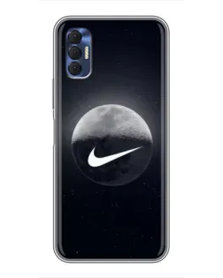 Чехол для TECNO Spark 8P с картинкой «Nike в стиле граффити»