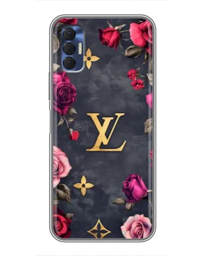 Чохол для TECNO Spark 8P з картинкою «Квітковий Louis Vuitton» Чохол для TECNO Spark 8P з картинкою «Квітковий Louis Vuitton»