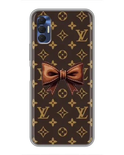 Чохол для TECNO Spark 8P з картинкою «LV з бантом» Чохол для TECNO Spark 8P з картинкою «LV з бантом»