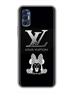 Чохол для TECNO Spark 8P з картинкою «LV та Мінні Маус»