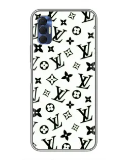 Чохол для TECNO Spark 8P з картинкою «Монохромний хаос LV»
