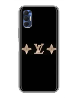 Чохол для TECNO Spark 8P з картинкою «Louis Vuitton — мінімалізм»