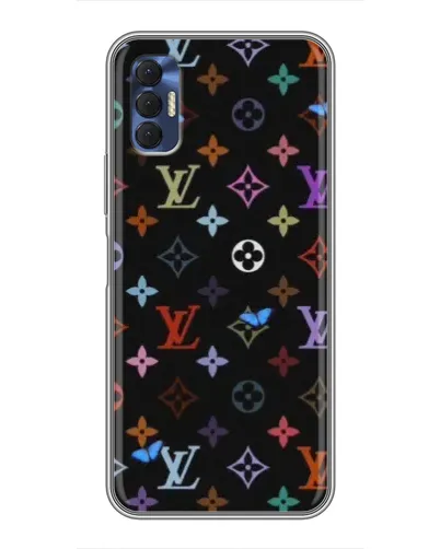 Чохол для TECNO Spark 8P з картинкою «Кольорова монограма LV» Чохол для TECNO Spark 8P з картинкою «Кольорова монограма LV»