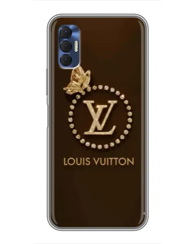 Чохол для TECNO Spark 8P з картинкою «LV — золота печатка» Чохол для TECNO Spark 8P з картинкою «LV — золота печатка»