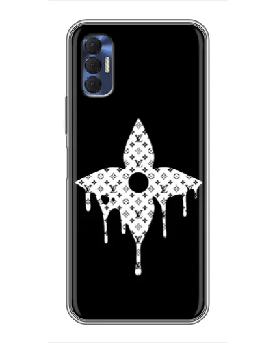 Чохол для TECNO Spark 8P з картинкою «Квіткова монограма» Чохол для TECNO Spark 8P з картинкою «Квіткова монограма»