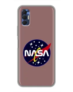 Чохол для TECNO Spark 8P з картинкою «NASA — ретро космос»
