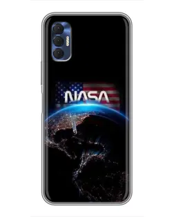 Чохол для TECNO Spark 8P з картинкою «Земля з космосу NASA»