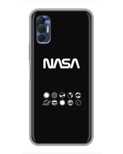 Чохол для TECNO Spark 8P з картинкою «NASA — технічний принт»