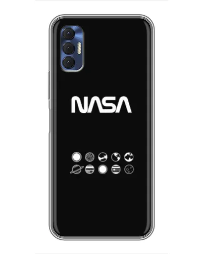 Чохол для TECNO Spark 8P з картинкою «NASA — технічний принт»